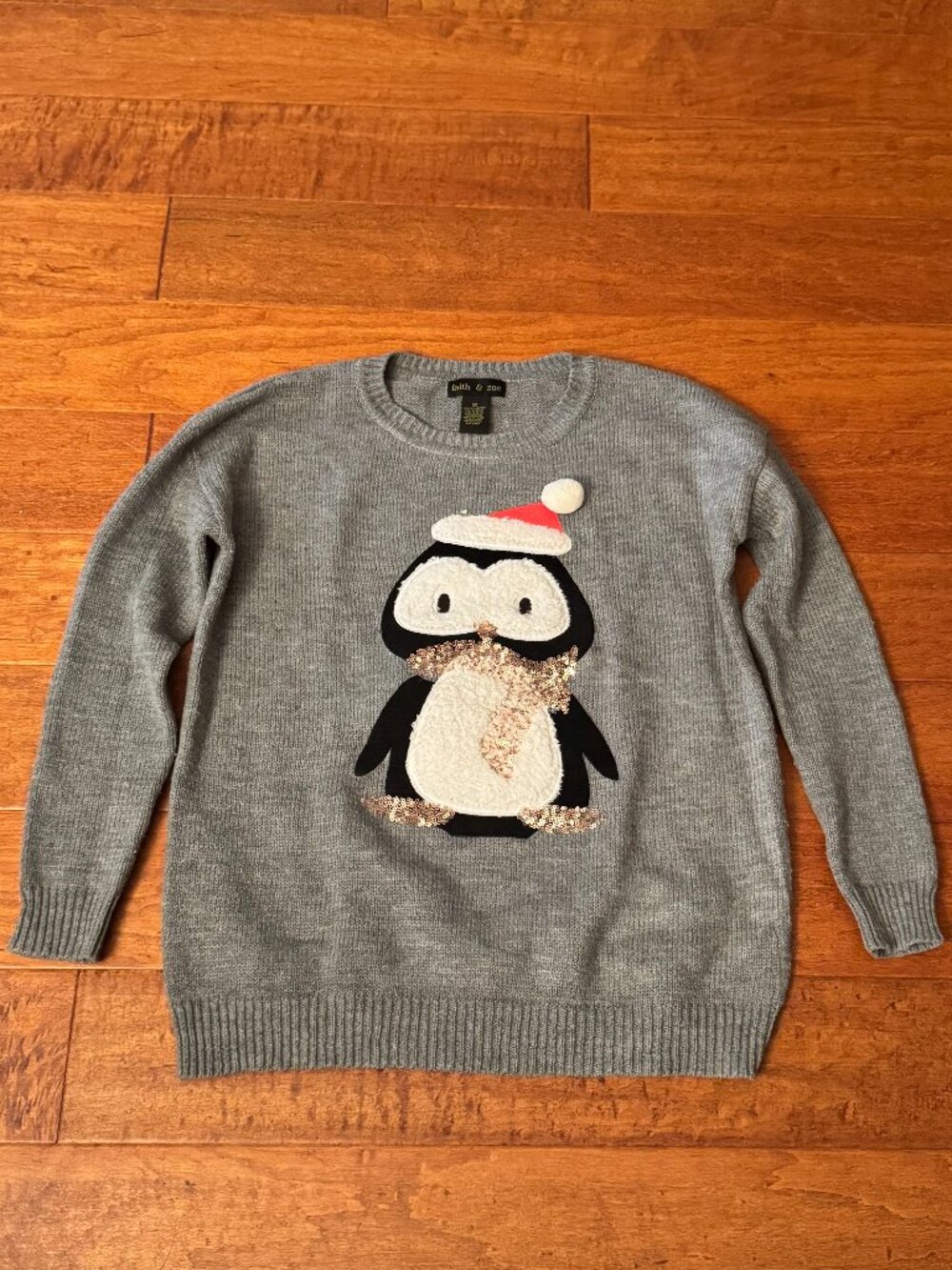 Holiday Penguin Sweater
